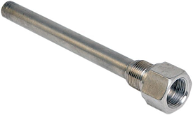 Гильза для термометра xx.220 L=300мм, d=16, G1/2, 60MPa, нерж